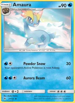 Pokémon-Karte Amaura 027/131