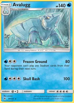Pokémon-Karte Avalugg 030/131