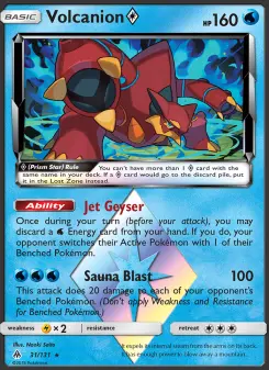 Pokémon-Karte Volcanion ◇ 031/131