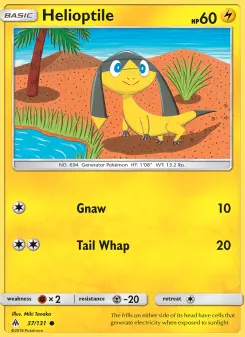 Pokémon-Karte Helioptile 037/131