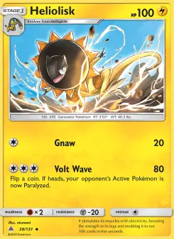 Pokémon-Karte Heliolisk 038/131