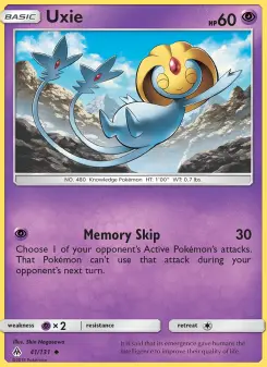 Pokémon-Karte Uxie 041/131