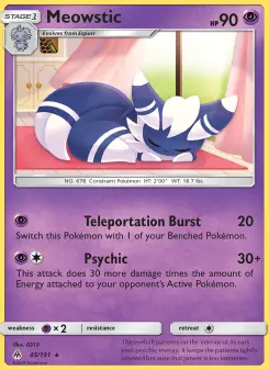 Pokémon-Karte Meowstic 045/131
