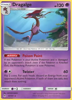 Pokémon-Karte Dragalge 053/131