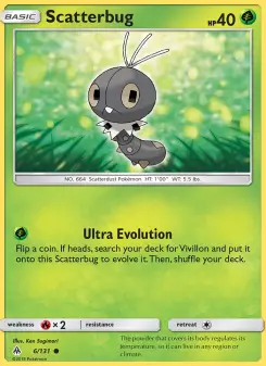 Pokémon-Karte Scatterbug 006/131