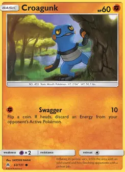Pokémon-Karte Croagunk 063/131