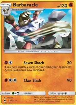 Pokémon-Karte Barbaracle 067/131