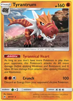 Pokémon-Karte Tyrantrum 069/131