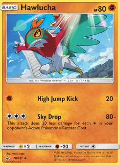 Pokémon-Karte Hawlucha 070/131