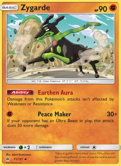 Pokémon-Karte Zygarde 071/131