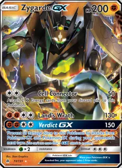 Pokémon-Karte Zygarde GX 073/131