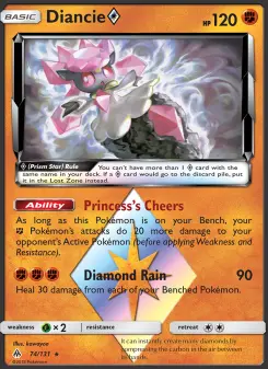 Pokémon-Karte Diancie ◇ 074/131