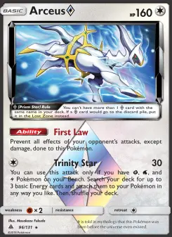 Pokémon-Karte Arceus ◇ 096/131