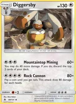 Pokémon-Karte Diggersby 098/131