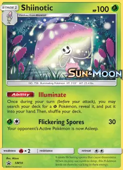 Pokémon-Karte Shiinotic SM10
