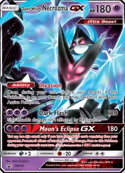 Pokémon-Karte Dawn Wings Necrozma GX SM101