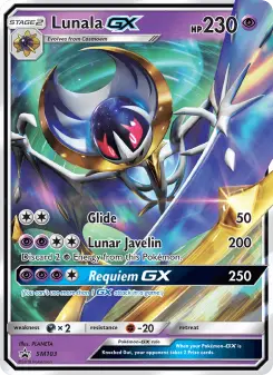 Pokémon-Karte Lunala GX SM103