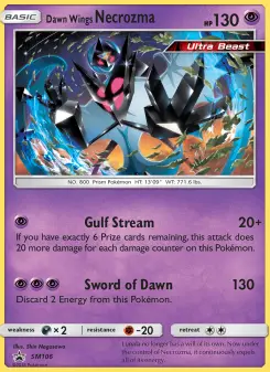 Pokémon-Karte Dawn Wings Necrozma SM106
