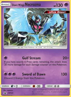 Pokémon-Karte Dawn Wings Necrozma SM123