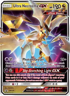 Pokémon-Karte Ultra Necrozma GX SM126