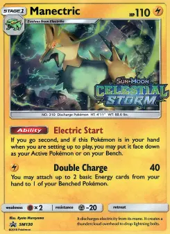 Pokémon-Karte Manectric SM130