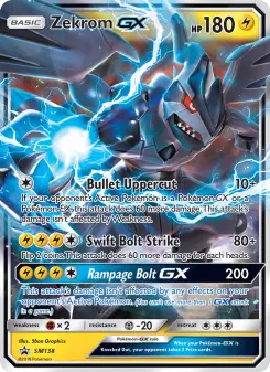 Pokémon-Karte Zekrom GX SM138