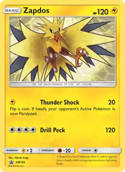 Pokémon-Karte Zapdos SM145