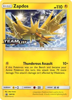 Pokémon-Karte Zapdos SM159