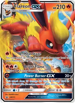 Pokémon-Karte Flareon GX SM171