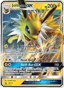 Pokémon-Karte Jolteon GX SM173