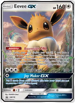Pokémon-Karte Eevee GX SM176