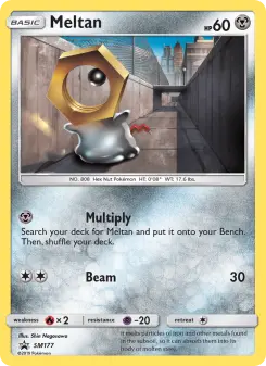 Pokémon-Karte Meltan SM177