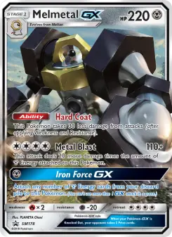 Pokémon-Karte Melmetal GX SM178