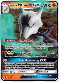 Pokémon-Karte Alolan Marowak GX SM187