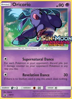 Pokémon-Karte Oricorio SM19