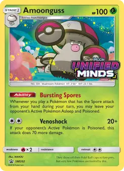 Pokémon-Karte Amoonguss SM202