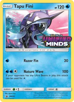 Pokémon-Karte Tapu Fini SM203