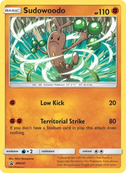 Pokémon-Karte Sudowoodo SM207