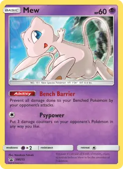 Pokémon-Karte Mew SM215