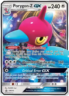 Pokémon-Karte Porygon-Z GX SM216