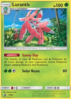 Pokémon-Karte Lurantis SM25