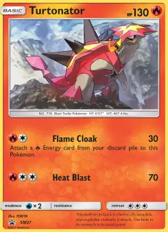 Pokémon-Karte Turtonator SM27