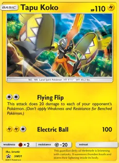 Pokémon-Karte Tapu Koko SM31