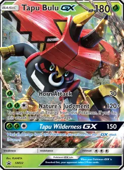 Pokémon-Karte Tapu Bulu GX SM32