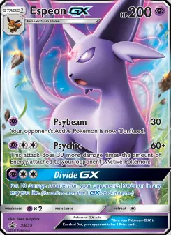 Pokémon-Karte Espeon GX SM35
