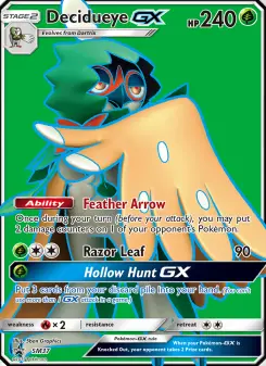 Pokémon-Karte Decidueye GX SM37