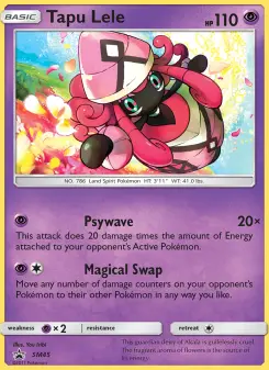 Pokémon-Karte Tapu Lele SM45