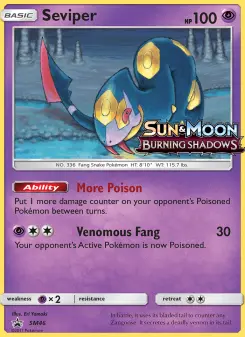 Pokémon-Karte Seviper SM46