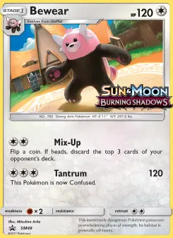 Pokémon-Karte Bewear SM49