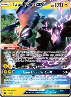 Pokémon-Karte Tapu Koko GX SM50